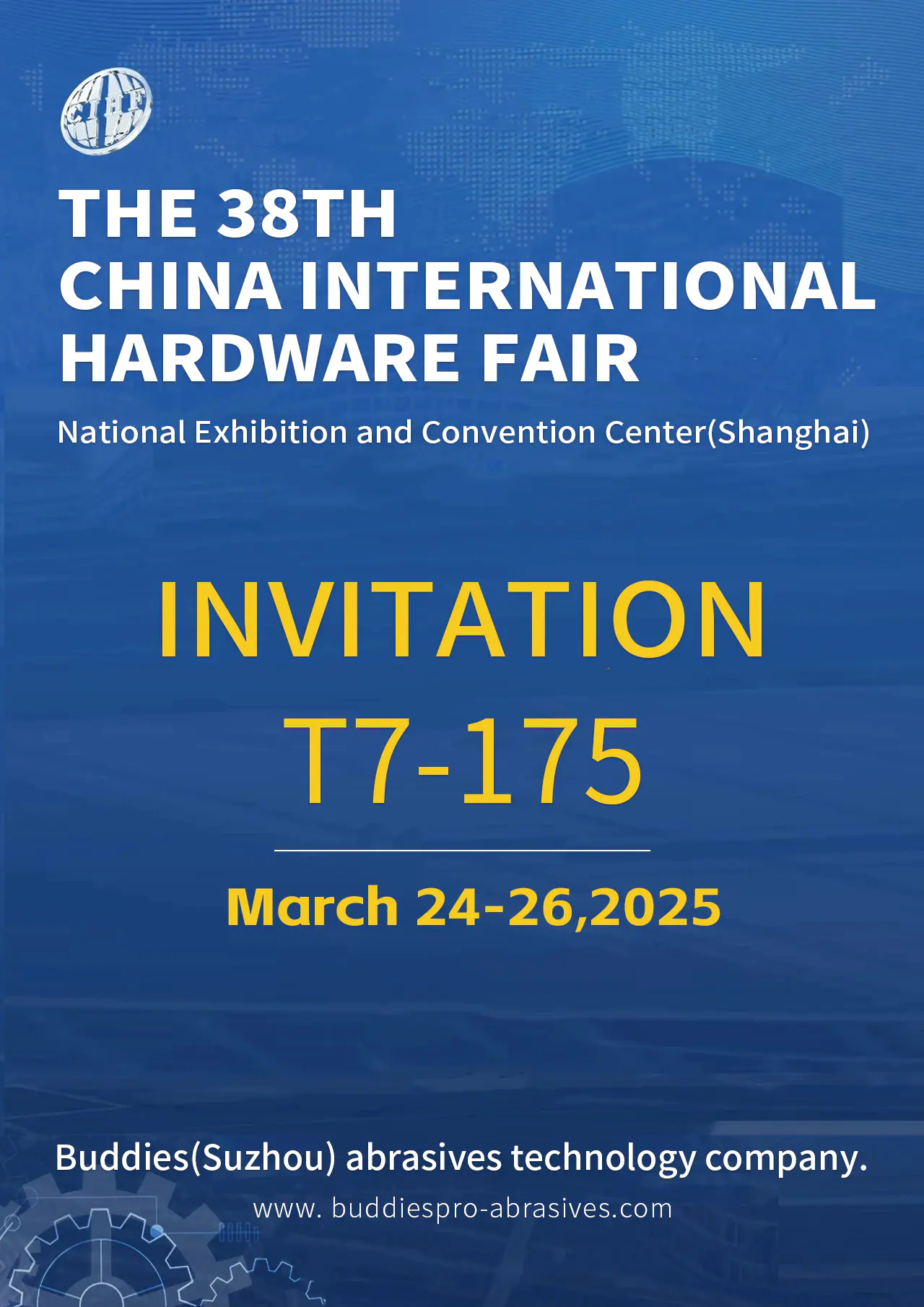 Join us at the 38th China International Hardware Fair